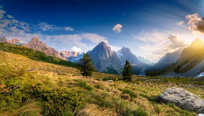 landscape in the mountains