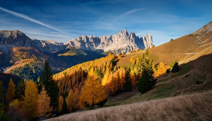 the autumn mountains