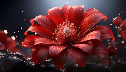 red flower
