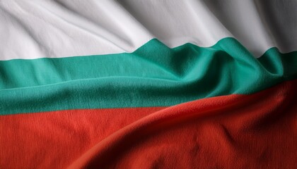 twisted textile bulgaria flag