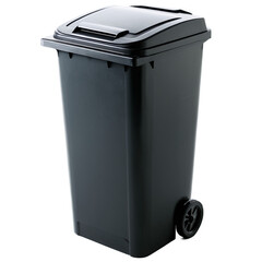 trash bin isolated on transparent background
