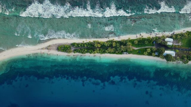 Tuvalu, Island, Ocean, Drone