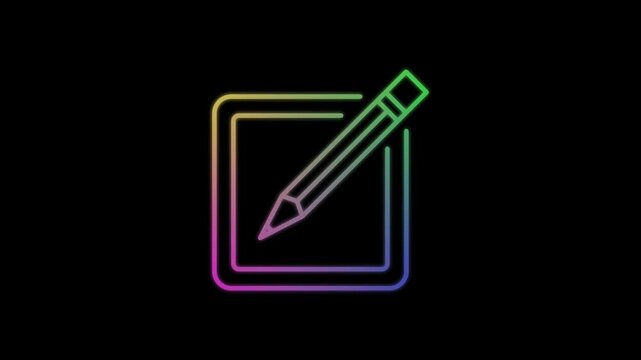 gmail icon animation on whate background. email, massege