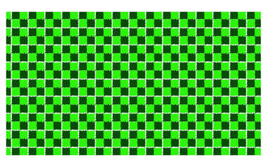 green mosaic tiles