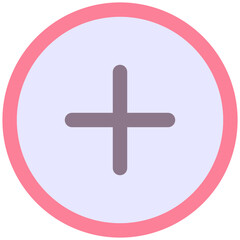 Add Button Tick Vector Flat Isolated Icon, User Interface Icon.