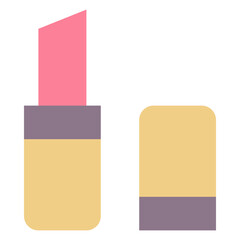 Lipstick Vector Icon, Flat Style Isolated Vector Icon.