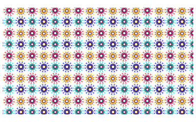 seamless pattern with colorful circles