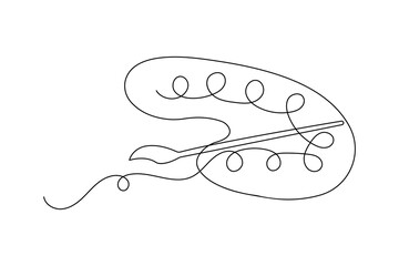 Paint palette brush icon continuous one line drawing outline  vector design
