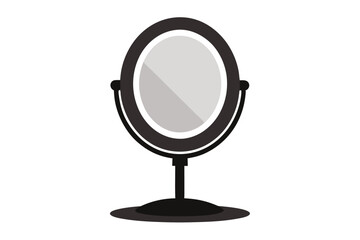 mirror on white background