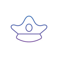 Municipal Police Vector icon