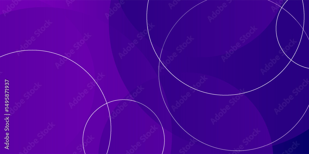 Poster minimal geometric background. purple elements with fluid gradient. dynamic shapes composition. eps10
