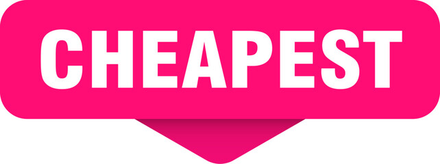cheapest sticker. cheapest sign on transparent background