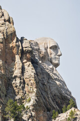 President George Washington at Mount Rushmore National Monument, South Dakota