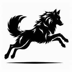 wolf silhouette