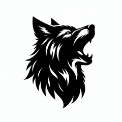 Fototapeta premium wolf silhouette
