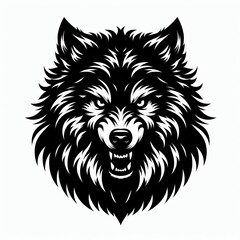 Obraz premium wolf silhouette