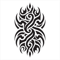 illustration vector graphic of tribal art abstract design ornament tattoo