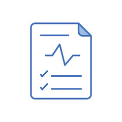 Activity Report Vector icon