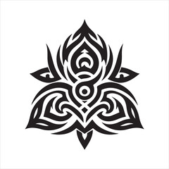 illustration vector graphic of tribal art abstract design ornament tattoo