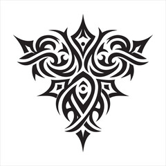 illustration vector graphic of tribal art abstract design ornament tattoo