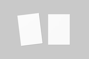 A4 Flayer Blank Mockup