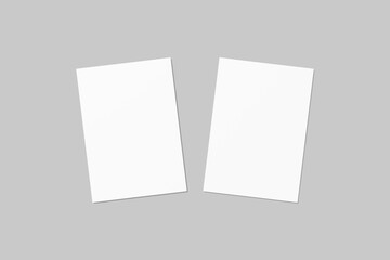 A4 Flayer Blank Mockup