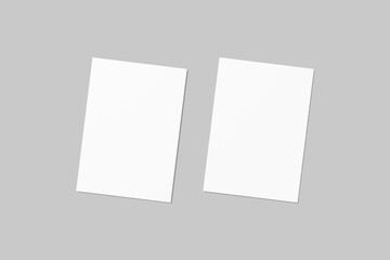 A4 Flayer Blank Mockup