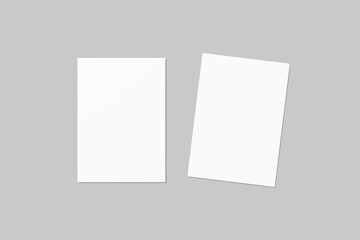 A4 Flayer Blank Mockup