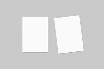 A4 Flayer Blank Mockup