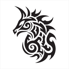 illustration vector graphic of tribal art abstract design ornament tattoo