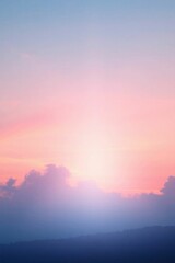 Fototapeta premium beautiful glowing clouds