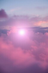 Obraz premium beautiful glowing clouds