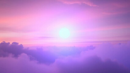 sunset over the river