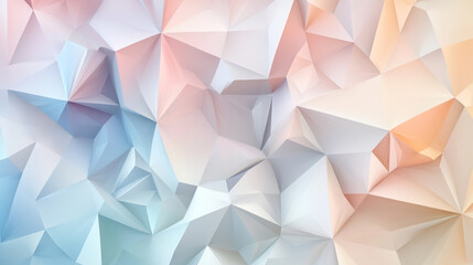 Obraz premium Pastel geometric shapes create soft gradients