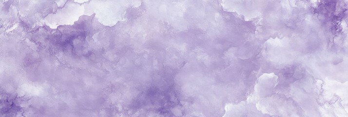 Fototapeta premium Elegant Lilac Texture: Hand-Drawn Watercolor Background with Copy Space for Creative Expression