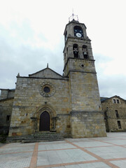 Medieval Church of Santa María del Azogue in Puebla de Sanabria, Zamora, Castile and León, Spain