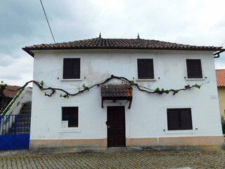 old house in the old town of Portugal