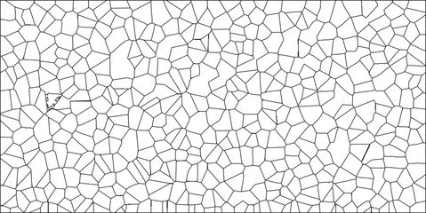 Obraz premium Abstract cell structure pattern in black and white geometric design for science technology and educational projects