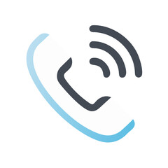 Professional isolate phone icon transparent background clean cutout