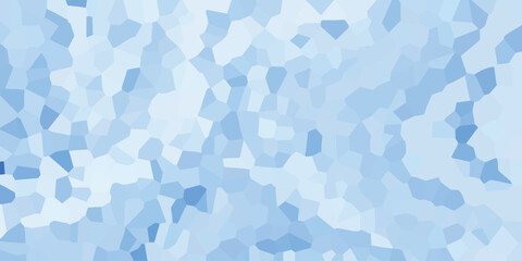 Abstract geometric mosaic background featuring shades of blue representing a tranquil and soothing effect perfect for digital designs and backgrounds.