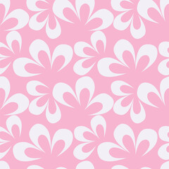 Seamless pattern with floral background