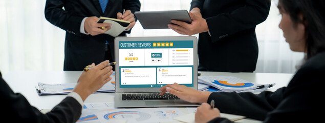 Customer experience and review analysis by brisk computer software for corporate business