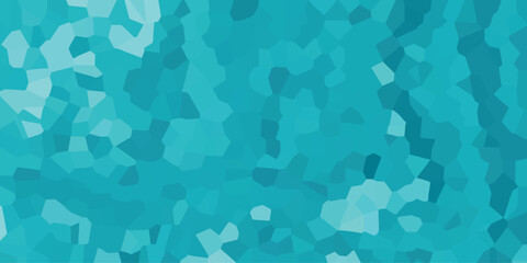 Abstract mosaic pattern in shades of blue and turquoise a modern digital geometric design perfect for backgrounds and graphic elements