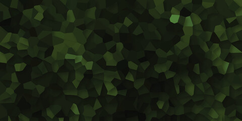 Green pixelated leafy foliage composition with 3d effect illustrating a dense natural pattern for design or textures