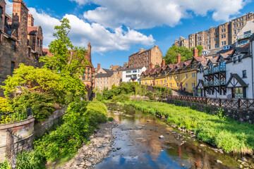 A view of Deans village, Edinburgh, Scotland