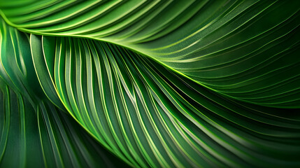Close-up view of a plant leaf's intricate veins.