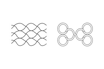 Minimalist abstract linear art graphic elements for design and decorative purposes