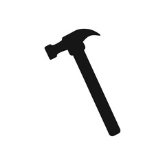 hammer on white background