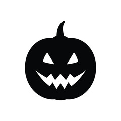 halloween pumpkin isolated on white