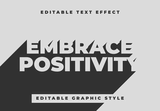 Black And Gray bold shadow font dramatic strong text effect